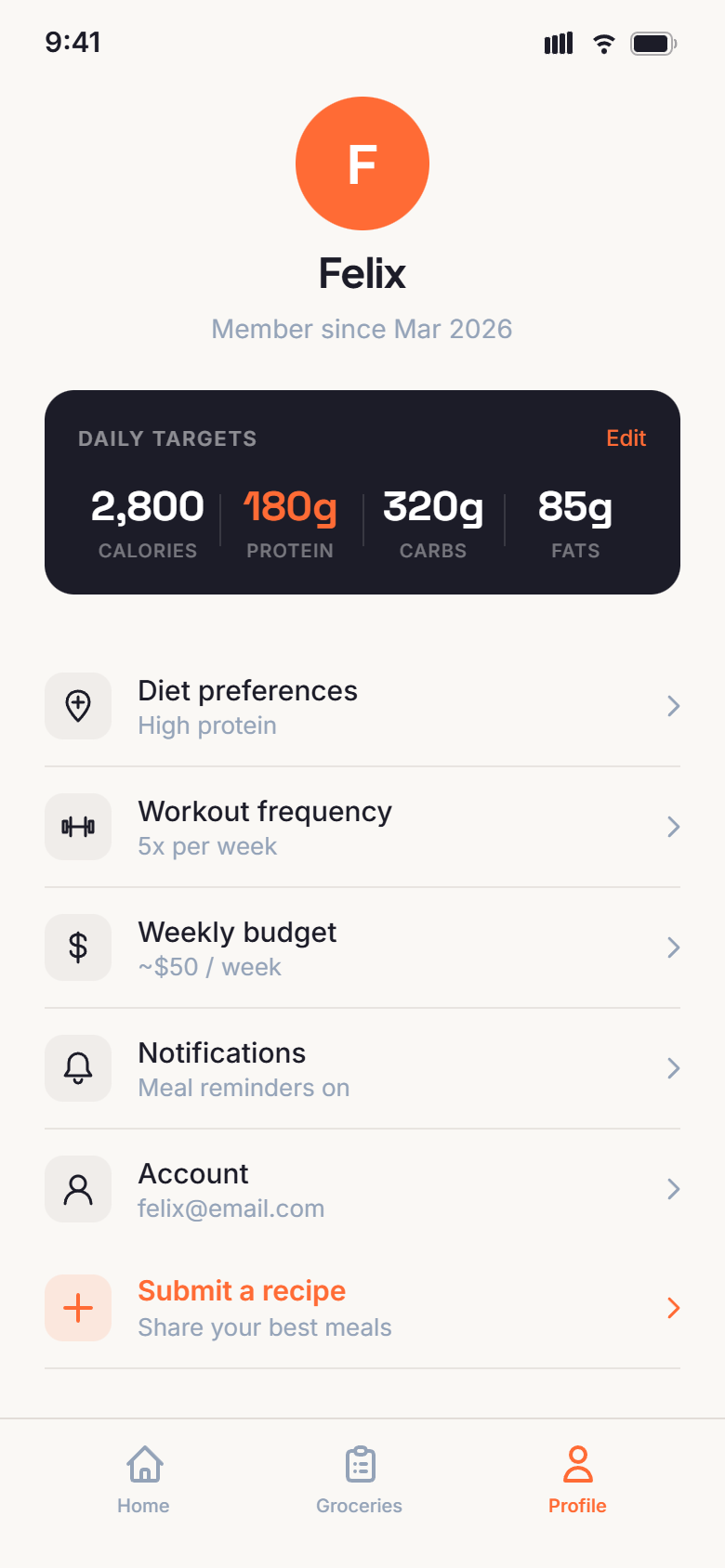 Gust AI personalized profile